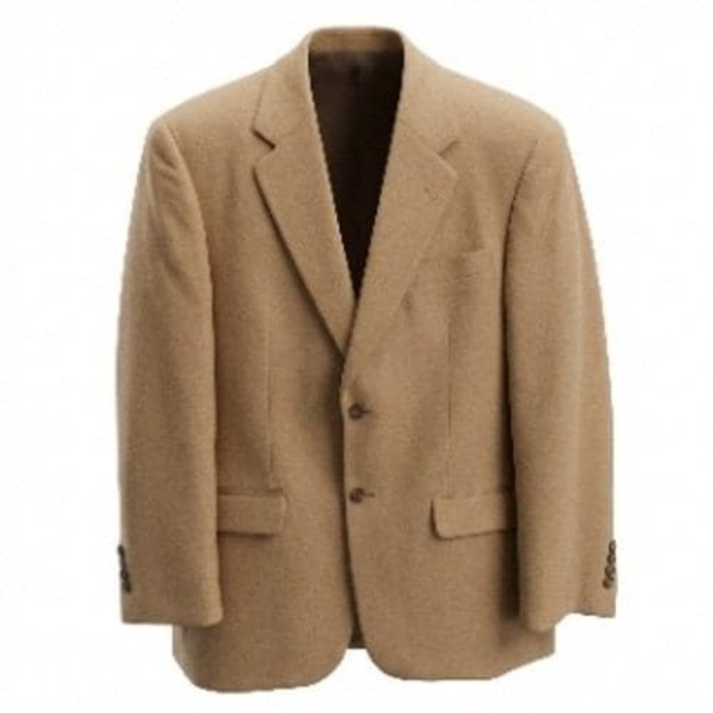 Botany 500 Mens 100% Camel Hair Blazer Tan Sport Coat‎ 40R Vintage Two Button